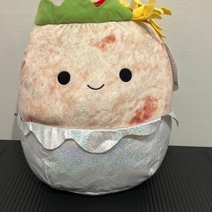 NWT Squishmallow 12” Bernardo Burrito Plush Toy. 2021